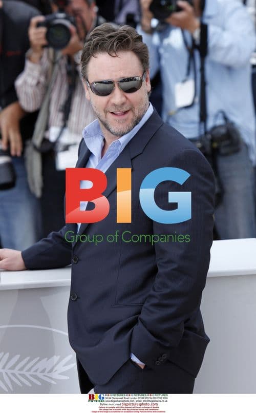 Russell Crowe at 'Robin Hood' Photocall in Cannes