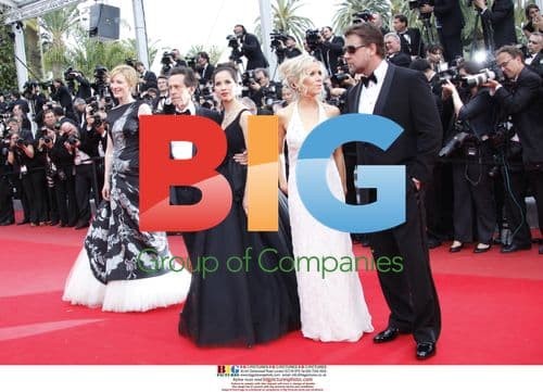 Russell Crowe, Cate Blanchett and Brian Grazer at Cannes