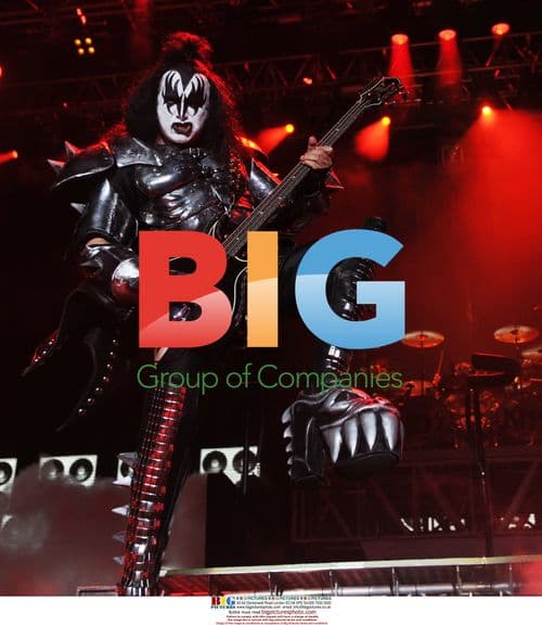 KISS Performing at Wembley Arena