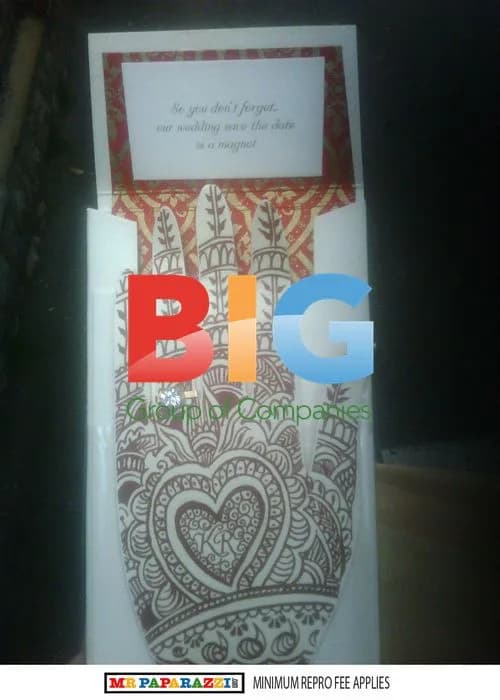 Russell Brand and Katy Perry's Wedding Invitations
