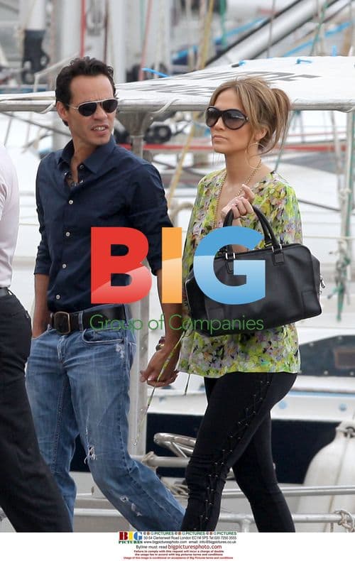 JLo and Marc Anthony on Cavalli's Yacht in Nice