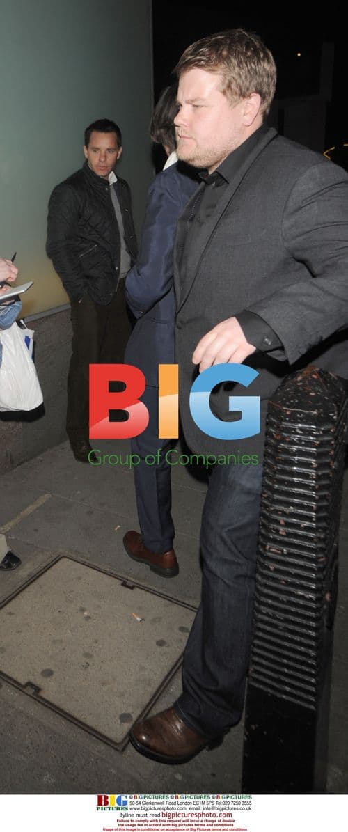 James Corden leaving Metbar