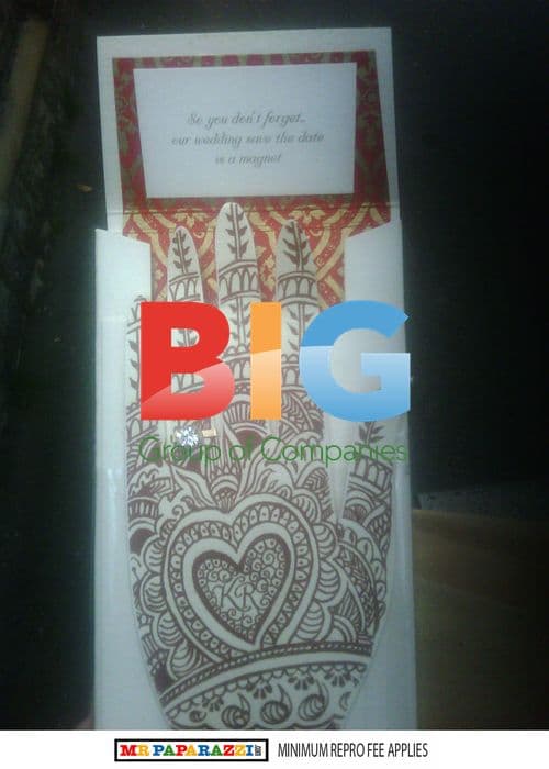 Russell Brand and Katy Perry's Wedding Invitation