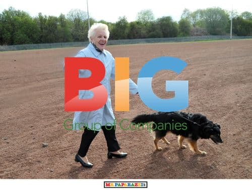 Janey Cutler, 81, with dog Tara