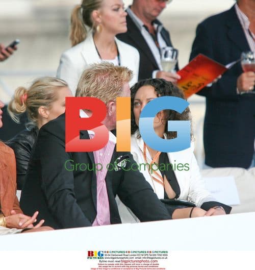 Boris Becker and Lilly Kerssenberg at Amber Fashion Show