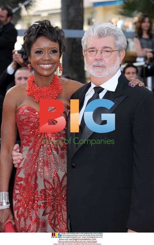 George Lucas and Mellody Hobson at Cannes Premieres
