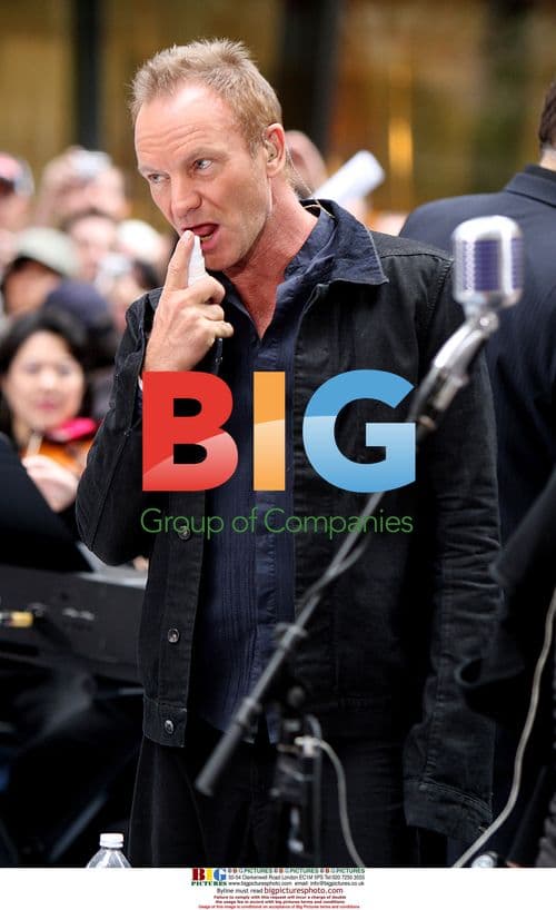 Sting Performs Live at NBC Studios