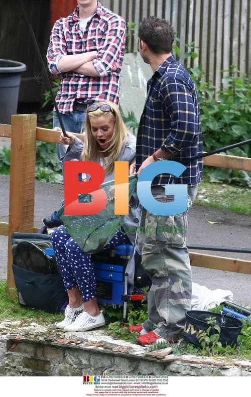 Kerry Katona Fishing in London