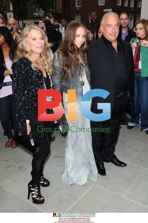 Sir Philip Green family at Topshop opening