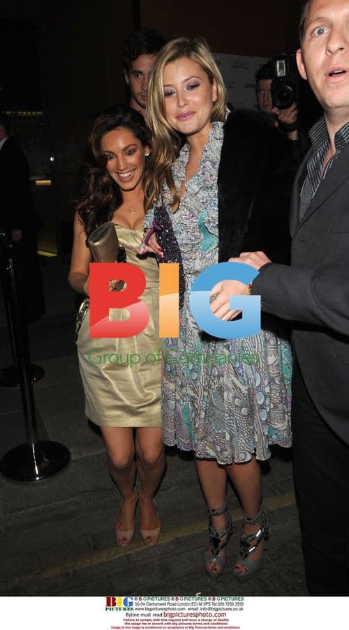 Kelly Brook and Holly Vallance at Topshop Launch