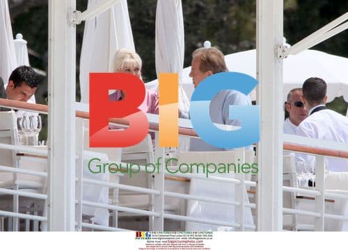 Massimo Garcia and Ivana Trump at Eden Roc, Cannes