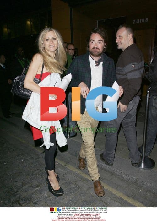 Laura Bailey leaving Zuma restaurant