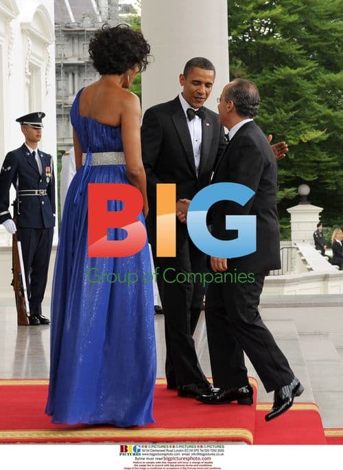 Obama and Calderon at White House State Dinner