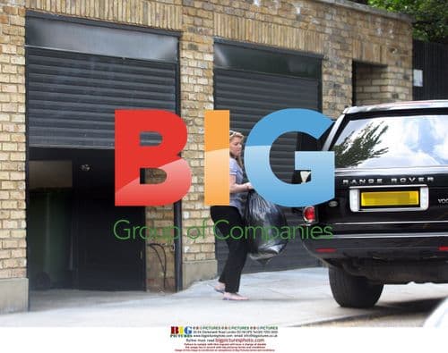 Kate Moss Loads Bags After Burglary