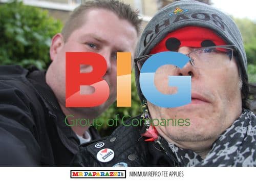 Adam Ant reads a book, London 2010
