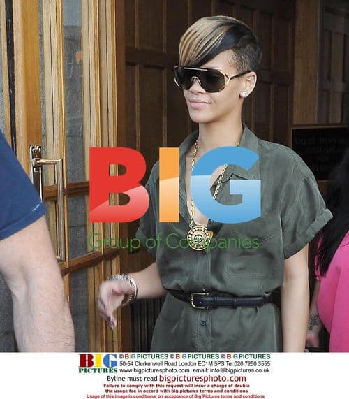 Rihanna Leaving Hotel for Dublin Concert
