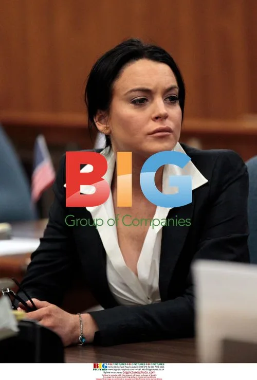 Lindsay Lohan in Court During Trial