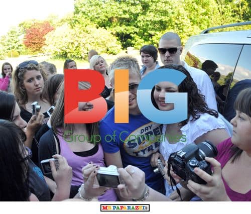Nicky Byrne of Westlife Leaving Glasgow's Mar Hall