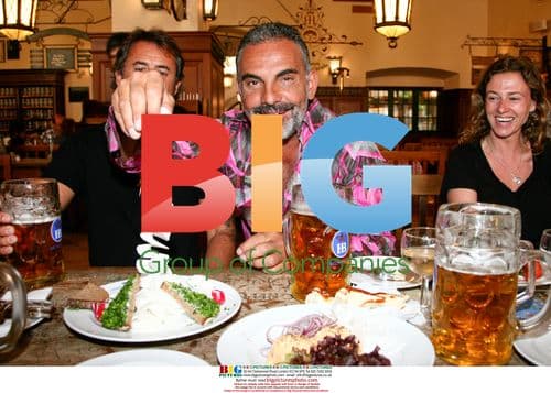 Christian Audigier at Hofbrauhaus in Munich