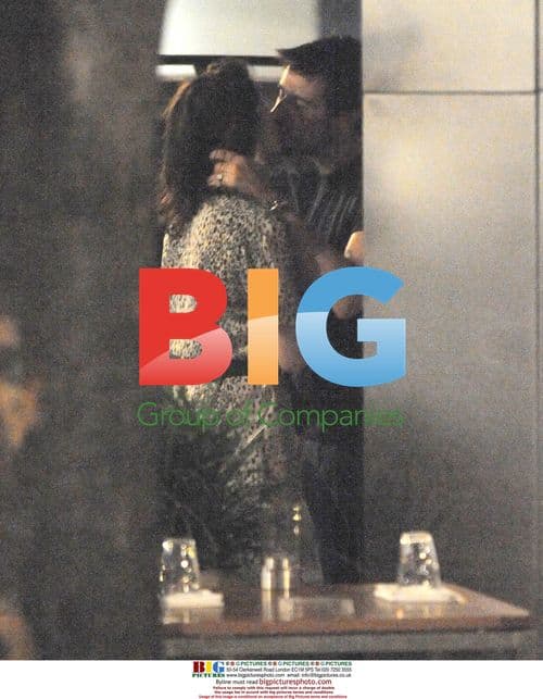 Gemma Arterton and Stefano Mioni leaving Roka restaurant