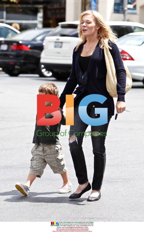 LeAnn Rimes with sons at school carnival