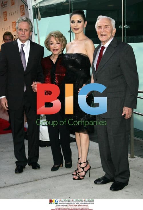 Michael Douglas Family at Lincoln Center Gala