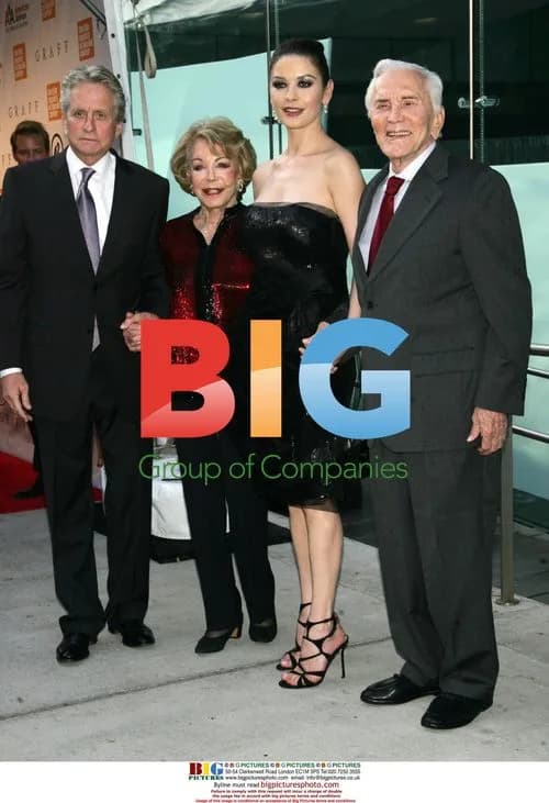 Michael Douglas Family at Lincoln Center Gala