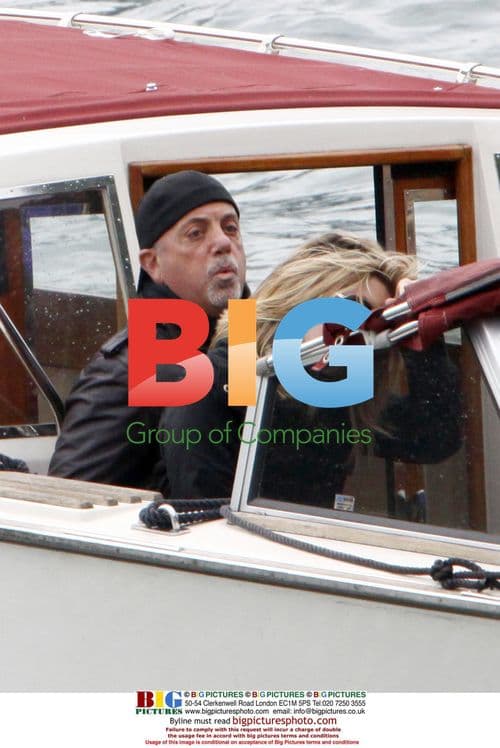 Billy Joel and Alexis Roderick in Como Lake