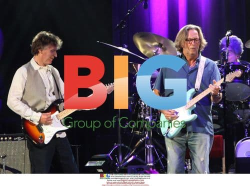 Eric Clapton and Steve Winwood in Paris Concert