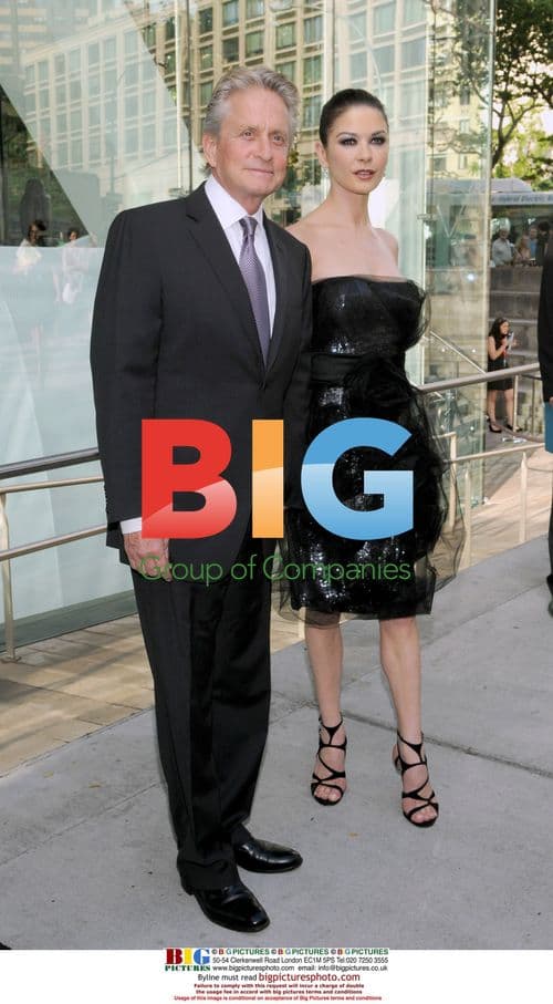 Michael Douglas and Catherine Zeta-Jones at Chaplin Awards