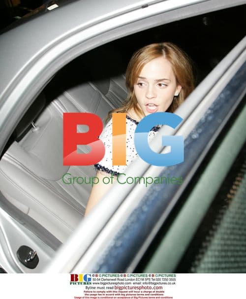 Emma Watson at Claridges in London