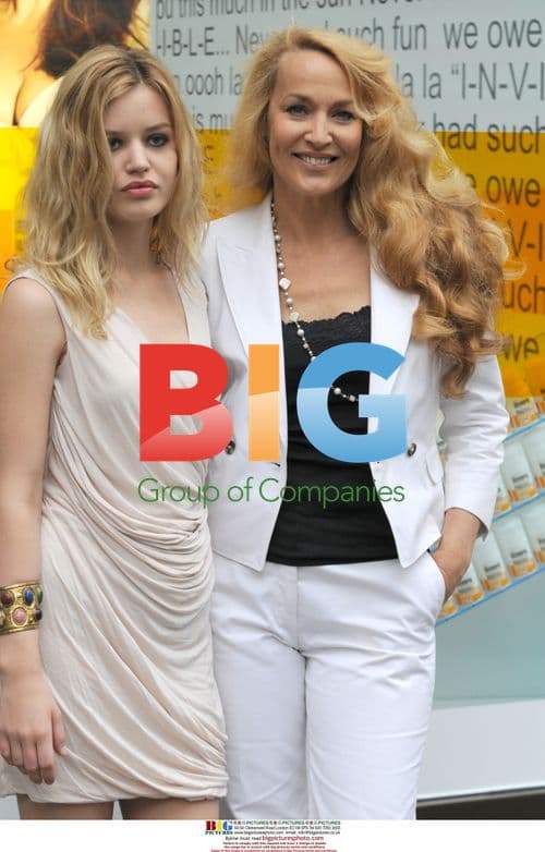 Jerry Hall and Georgia May Jagger at Invisible Zinc Launch