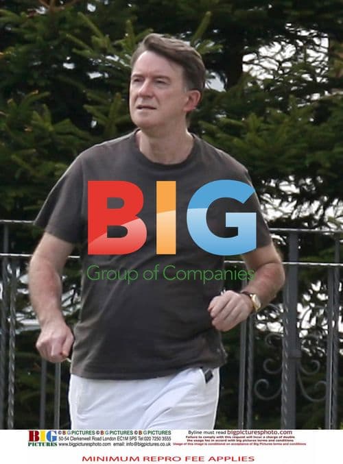 Mandelson and Rothschild in Klosters