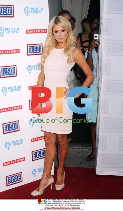 Paris Hilton Attends USO Event