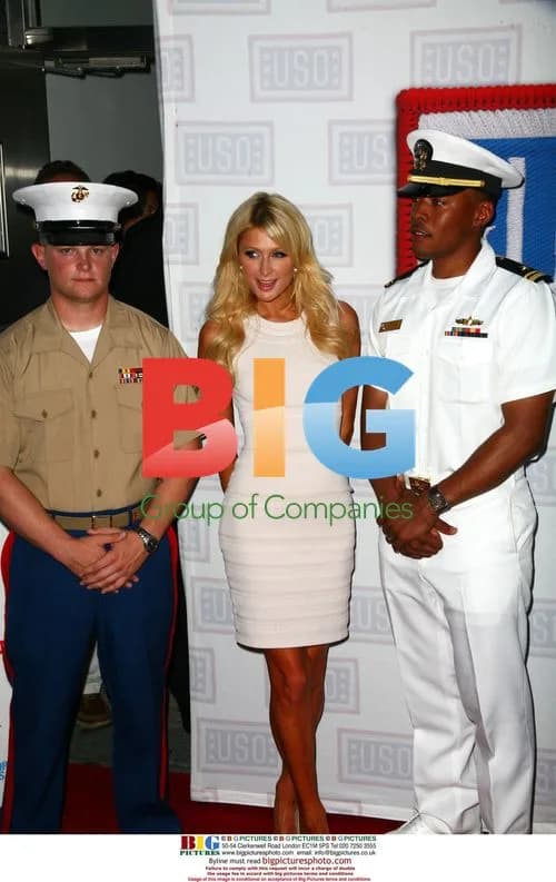 Paris Hilton Attends USO Event