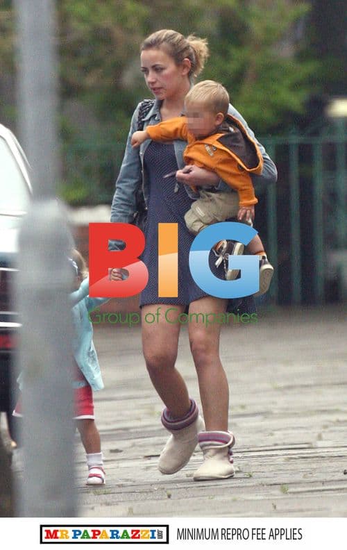 Charlotte Church visits grandparents in Cardiff