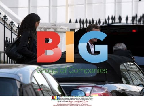 David Coulthard and Karen Minier Spotted in London