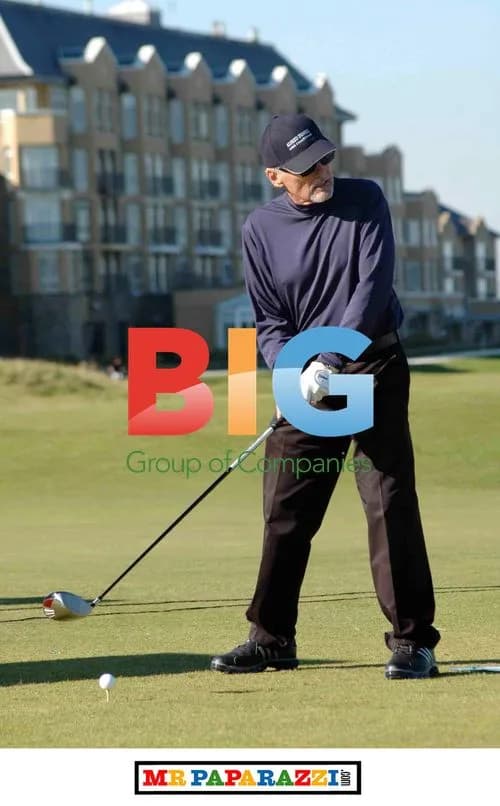 Dennis Hopper at The Old Course, St Andrews