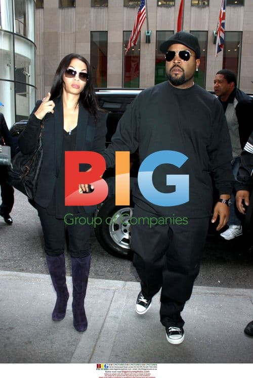 Ice Cube & Kimberly Woodruff at Jimmy Fallon Show