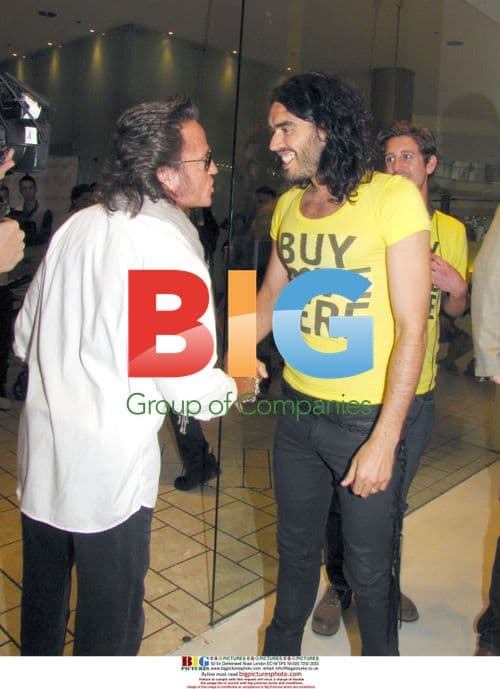Russell Brand at Pop Up Store