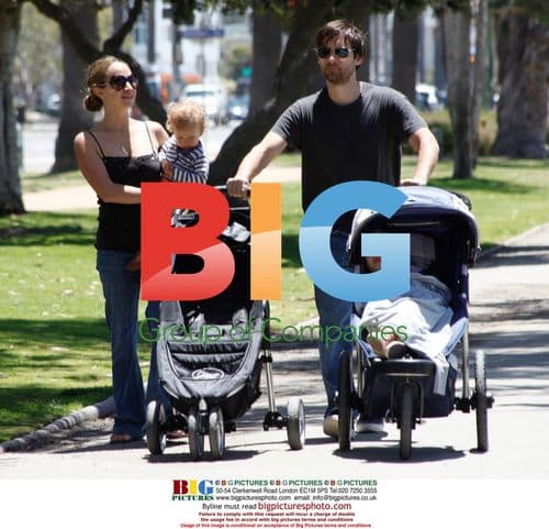 Tobey Maguire with Wife & Kids