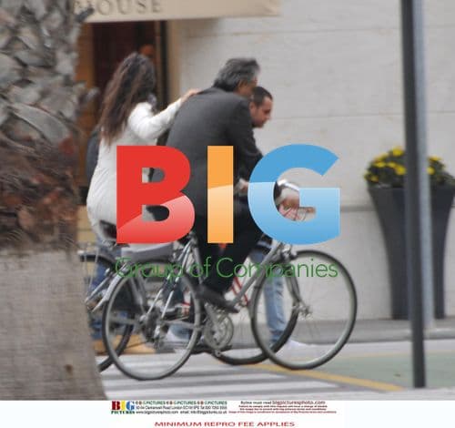 Andrea Bocelli shops with girlfriend and son