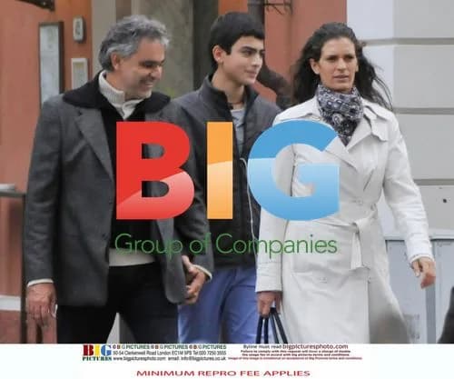 Andrea Bocelli shops at Gucci with family in Italy