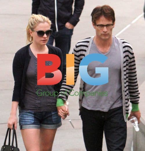 Anna Paquin and Stephen Moyer in Hollywood