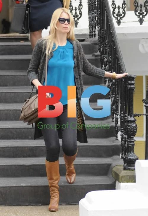 Claudia Schiffer on School Run