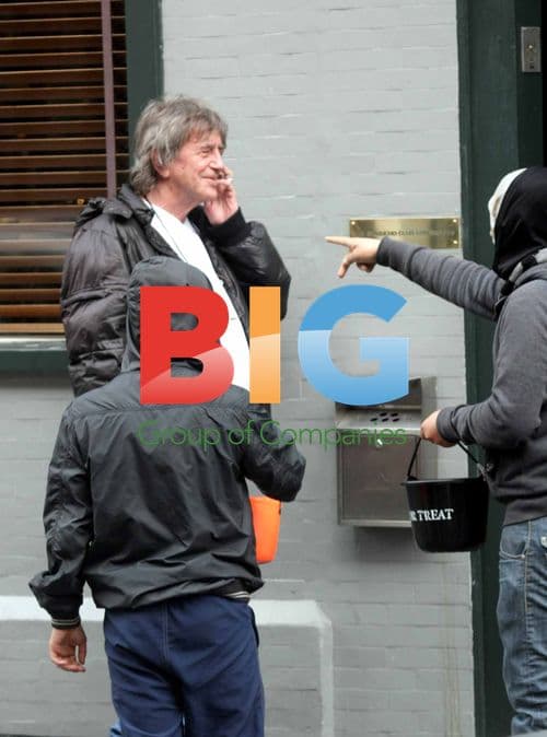 Howard Marks and Rob Brydon in Soho, London