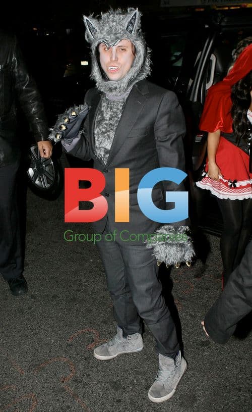 Kim Kardashian and Jonathan Cheban at Heidi Klum's Halloween Party