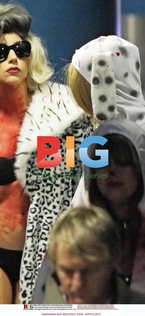 Lady Gaga Arrives at Halloween Party in Belfast