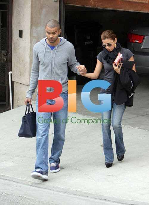 Eva Longoria and Tony Parker Limo Pickup