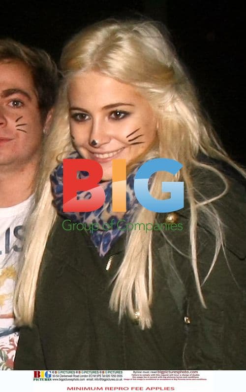 Pixie Lott and family at Thorpe Park